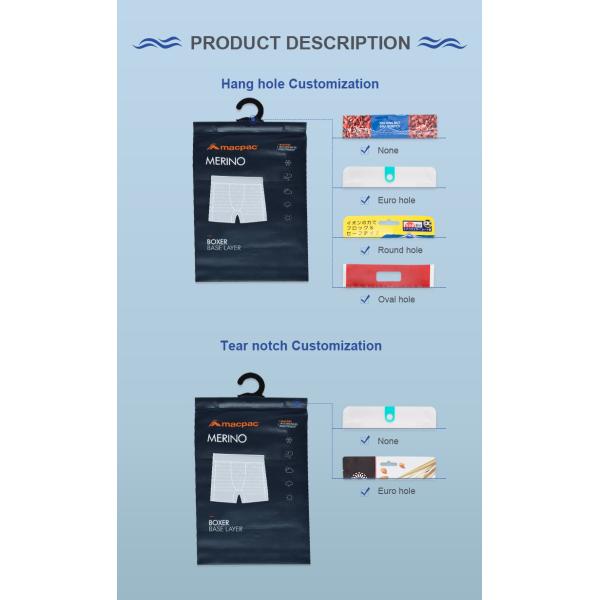 10 x 6 inch Translucent Polyester Garment Bag Environmentally Friendly And Recyclable