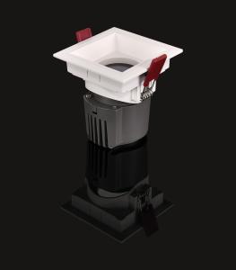 Wholesale COB Light Source 3W Dimmable LED Spotlight Anti Glare Square from china suppliers