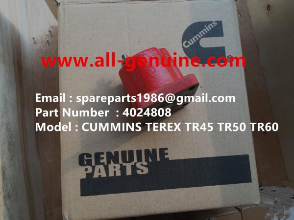 CUMMINS TEREX 4024808 SOLENOID ADAPTER NHL MINING DUMP TRUCK TR35 TR50 TR60