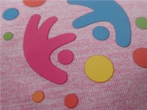 Wholesale OEKO Custom Clothing Patches Injection Molding Double Color On Non - Woven Fashion 3D Logo from china suppliers