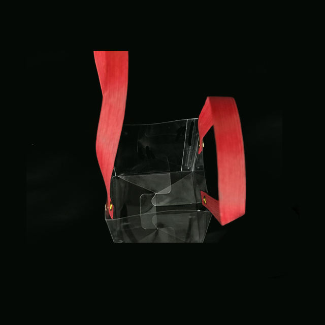 Clear Simple PET PVC Transparent Box Tote Bag Plastic Packaging