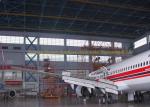 Large Span Structurel Steel Airplane Hangars With Frame Use Life 50 Years