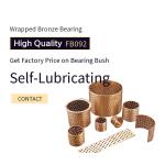 Lubrication Bundbuchse Wrapped Bronze Bearings CuSn8 CW453K 092 Easy Assembly