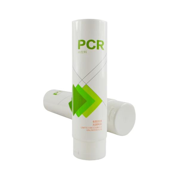 eco friendly biodegradable hotel shampoo cosmetic round container plastic tube
