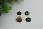 Luggage hardware 12.5 mm four color iron single sided snap buttons for clothing