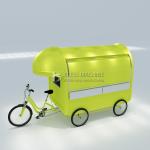 Multipurpose Mobile Fast Food Snack Beverage Pedal Bicycle Tricycle for Snack