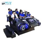 Multiplayer Game VR Simulator Warrior Car 9D Motion 220V With 6 Seats