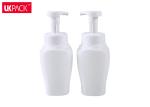 500ML Special Shaped HDPE Plastic Foam Soap Pump Bottle For Body Shower Gel