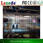 Full Color Transparent Led Video Wall for Buildings / Office Buildings