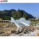 Prefabricated Steel Truss Pedestrian Bridge Lightweight Structural Steel Bridge