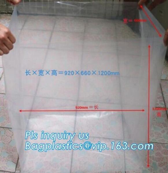 Disposable PE Plastic Pallet Covers bag on Roll, Waterproof Pallet Cover Plastic