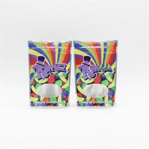 Wholesale OEM Weed Bag Zip Lock 3.5G Resealable 110microns Soft Touch Material Smell Proof Mylar Bags from china suppliers