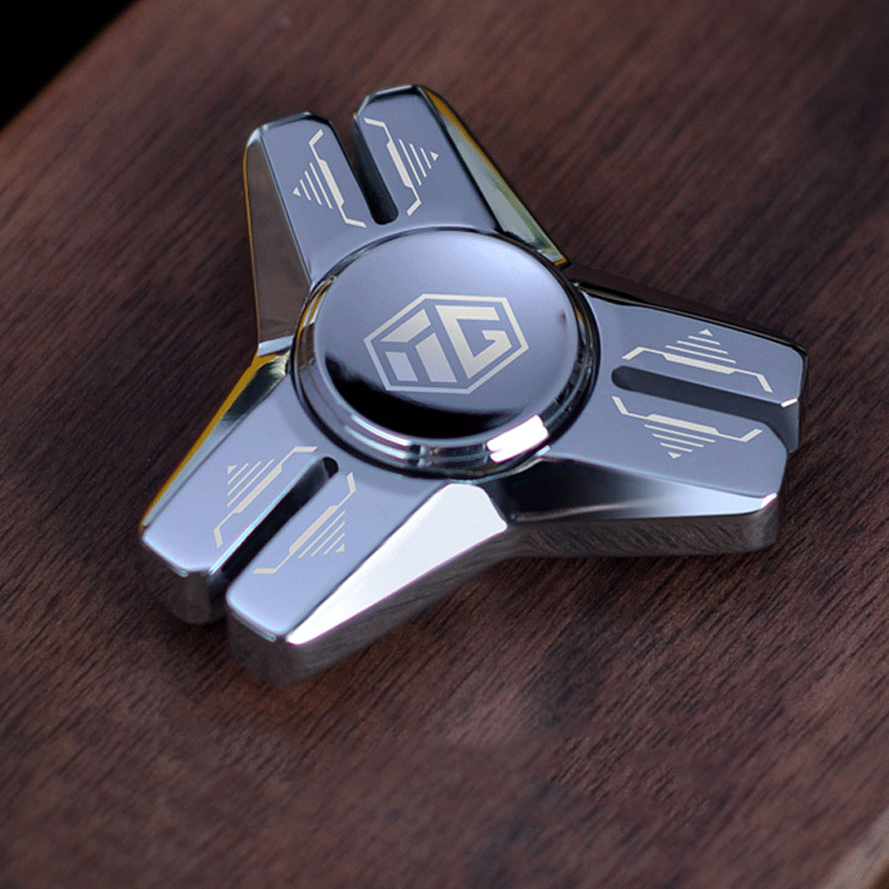 Classic Heart of Steel Fidget Spinner Metal Sensory Toy for Anxiety and Stress Relief
