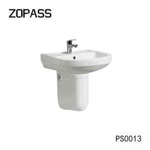 Wholesale Bathroom Wall Hung Pedestal Sinks Hand Painted Porcelain Basin For Hand Wash Basin from china suppliers