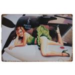20*30cm Cafe Club Decor European Funny Tin Sign Poster Custom Metal Sign Wall