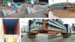 Painting Surface Prefab Warehouse Steel Buildings / Steel Factory Buildings