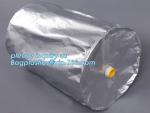 IBC HIGH-BARRIER FOIL LINER, Aluminum laminated round bottom liners, Rigid Round