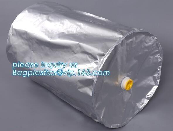 IBC HIGH-BARRIER FOIL LINER, Aluminum laminated round bottom liners, Rigid Round