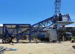 Belt Type Wet Batch Concrete Plant , 50m3 Ready Mix Mobile Concrete Mixing Plant