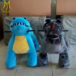 Hansel battery operated plush rideable dinosaur toy kiddy ride coin electric