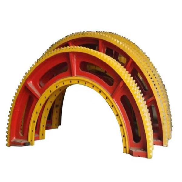 Rotary Kiln Casting Steel HRC55 Spur Mill Girth Gear And Ball Mill Girth Gear