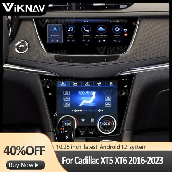 10.25 inch Car radio For 2016-2023 Cadillac XT5 XT6 Multimedia Player GPS