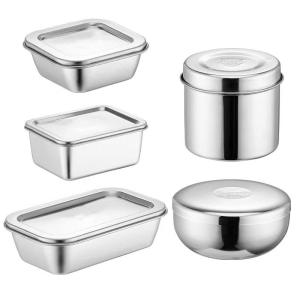 Wholesale Leakproof Stainless Steel Containers With Lids For Food Storage – BPA Free &amp; Dishwasher Safe from china suppliers