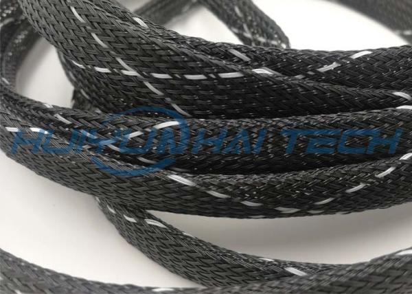 Jeans Cloth Heat Resistant Braided Sleeving For Industrial Hoses / Tubes