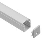 IP54 Surface Mounted LED Profile Dust Proof 14*15mm Strip Light Aluminum Channel