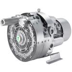 7.5KW Three Stage 3 Phase High Suction Vacuum Pump Ring Blower