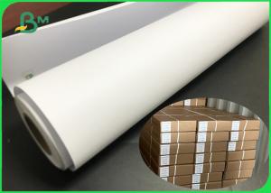 Wholesale 20LB White Bond Paper Roll Plotter Printing 80gsm CAD Engineer Drawing Paper from china suppliers