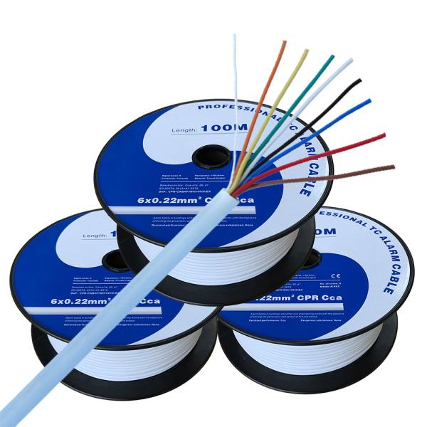 Bare Copper Wire CPR Eca Alarm Security Cable 2/4/6/8/10/12/14/16/18/20cores