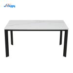 1500*850mm contemporary custom Ceramic top Dining Table, flat packed