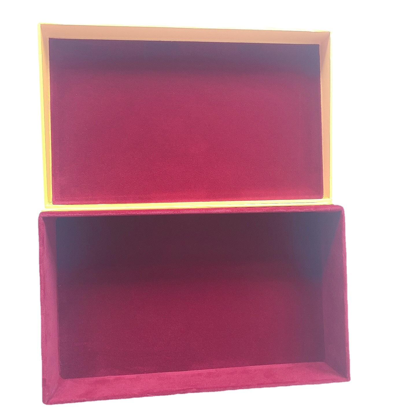Antiwear Rectangular Cardboard Box With Lid , EVA Flat Pack Cardboard Gift Boxes