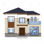 Luxury Villa - (QB16) Steel Structure Frame Diy House 2 Floor Modern Design