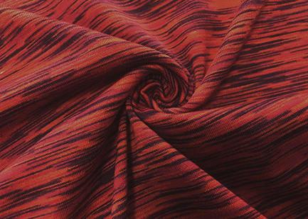 190GSM Stretchy Weft Knitting Fabric 100 Polyester Microfiber For Yoga Clothes