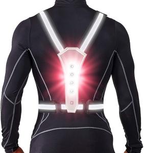 Wholesale USB 3 Light LED Reflective Night Running Vest 40cm Adjustable from china suppliers