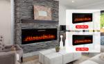 Customized Logo Acceptable Electric Fireplace Indoor Heater with Adjustable