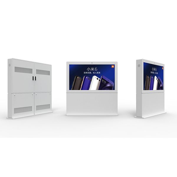 86 inch floor standing Android touch outdoor advertising machine vertical high brightness waterproof LCD display screen