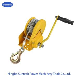 Wholesale Newart 1200Lb Hand Anchor Winch With Friction Brake Cable Winch Puller from china suppliers