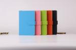 Soft leather cover debossed notebook