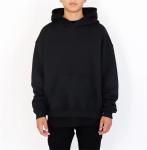 Blank Thick Unisex Plain Hoodies 100% Cotton Oversized Pullover Streetwear