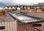 Durable PVC Tarpaulin Giant Inflatable Slide / 1000 Foot Slip N Slide For