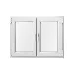 UPVC Casement Window European Design Upvc House Window White Double Glazing