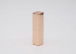 Square Gold Aluminum Magnet Lip Balm Containers Bulk