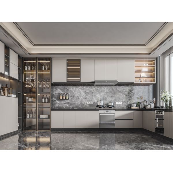 Factory Direct Complete Kitchen Cupboards Furniture Set Modern Cabinet Designs