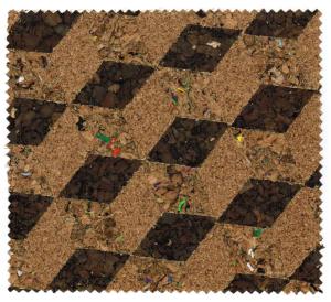 Wholesale High Quality Nature Cork Fabric/Leather for bag and shoes making with PU backing,waterproof and dust resistance from china suppliers