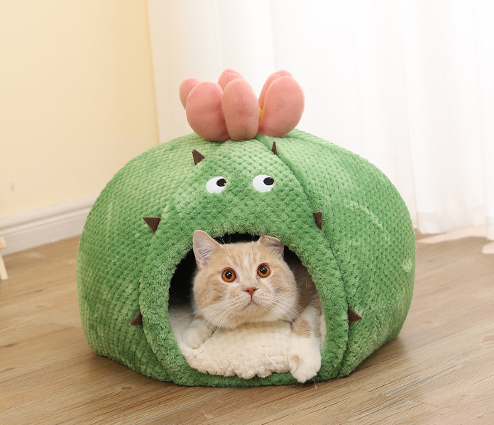 large cat bed cave