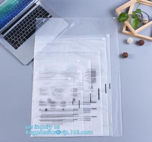 Wholesale slider zipper packing bag for clothes, Frosted PVC Slider Zipper Packing Bag For Clothes, slider zipper cosmetic makeup from china suppliers