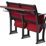 Comfortable Soft Red Fabric Lecture Hall Seating / Student Classroom Chairs